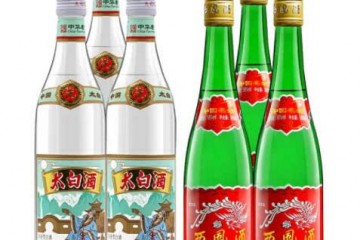 55度西凤酒绿瓶裸瓶3瓶+52度太白酒优纪太白酒3瓶 凤香白酒组合