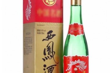 45度 陕西西凤 绿瓶礼盒装高脖口粮白酒凤香型500ml*6瓶整箱装