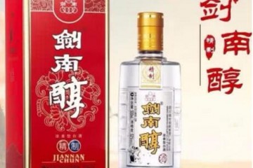 52°剑南春出品 剑南醇精制铁盒 浓香型礼酒500ml*6整箱装