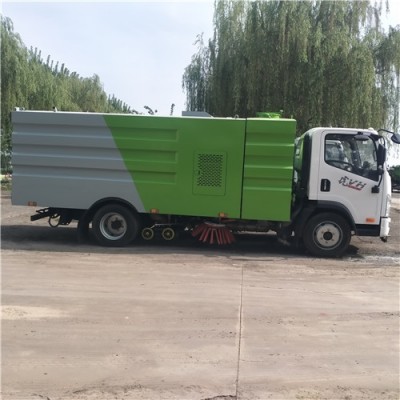 山东国六道路10吨洗扫车10立方清扫车